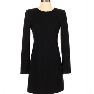 Theory Solid Black Dress